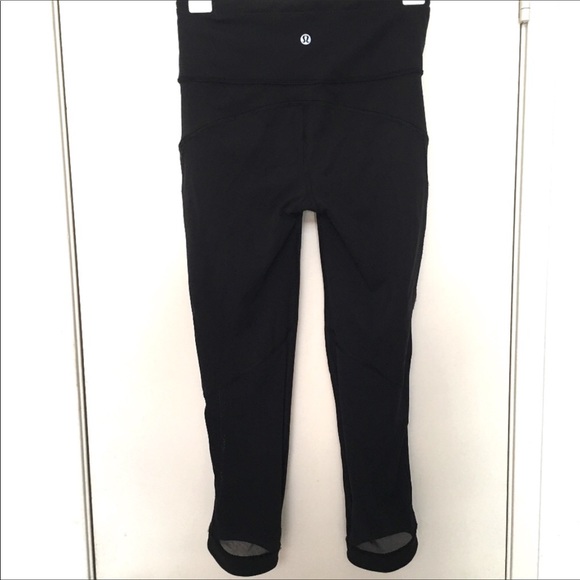 Lululemon Crops Black Mess - Picture 2 of 5